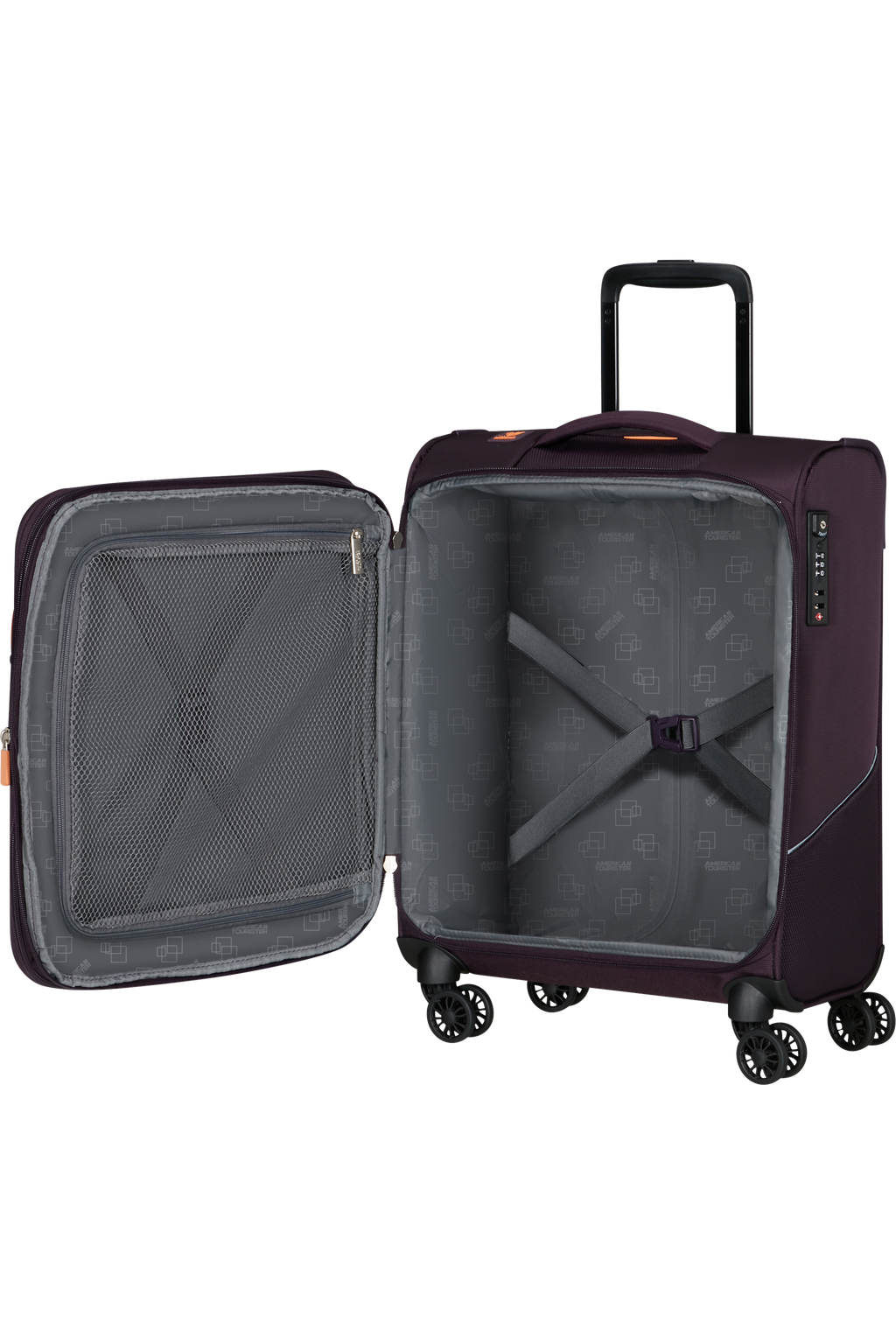American Tourister SUMMERRIDE Trolley S, Dark Plum – Produktansicht 3