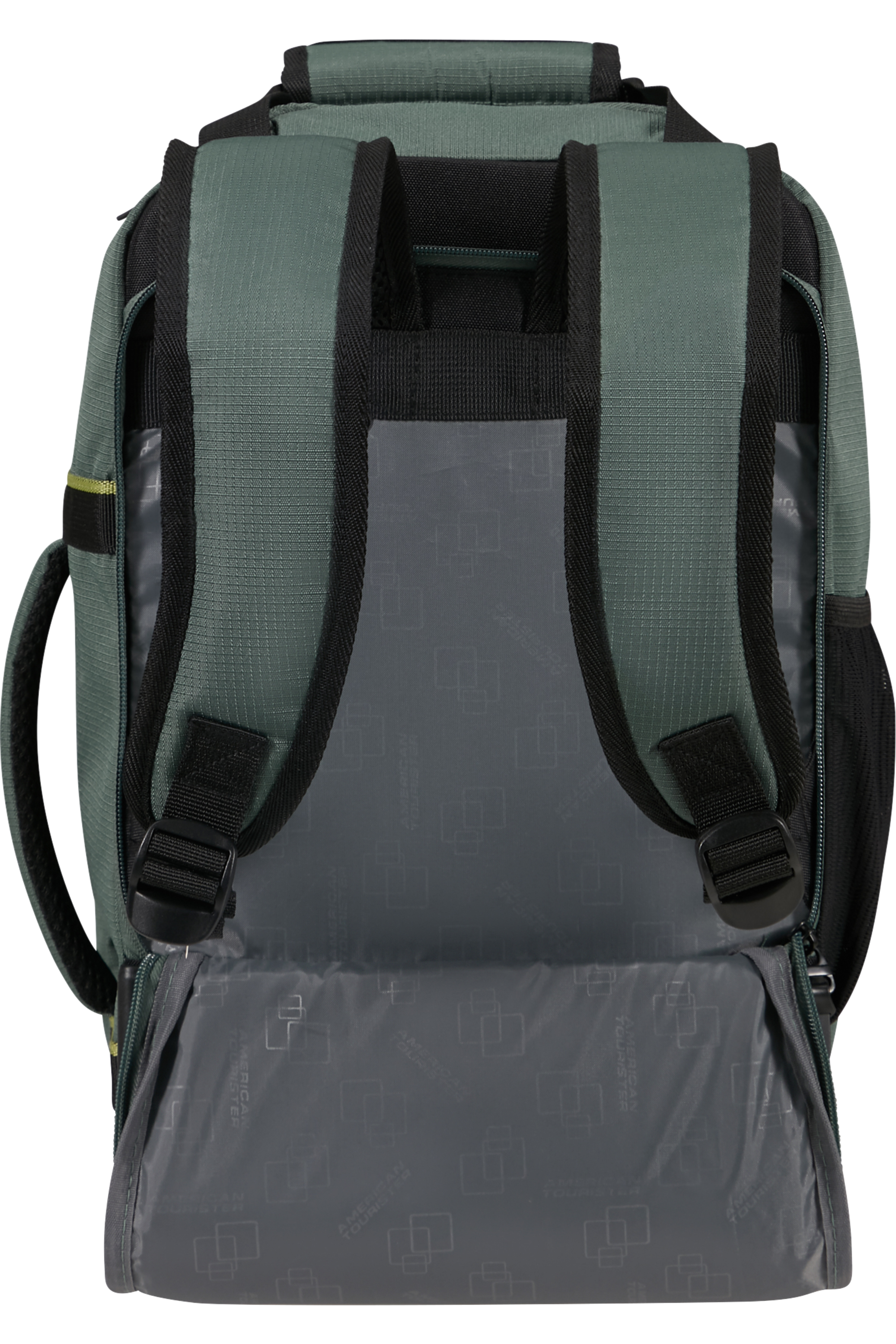 American Tourister TAKE2CABIN Rucksack auf Rollen S, Dark Forest – Produktansicht 6