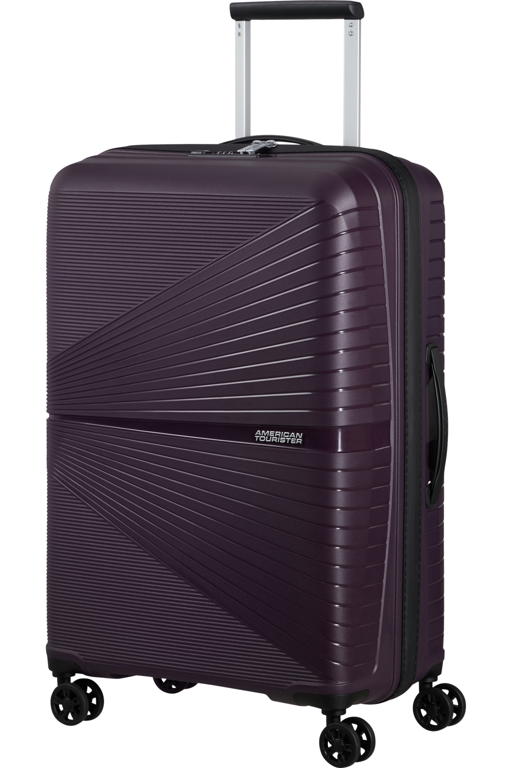 American Tourister AIRCONIC 4w Trolley M, Dark Plum – Produktansicht 2