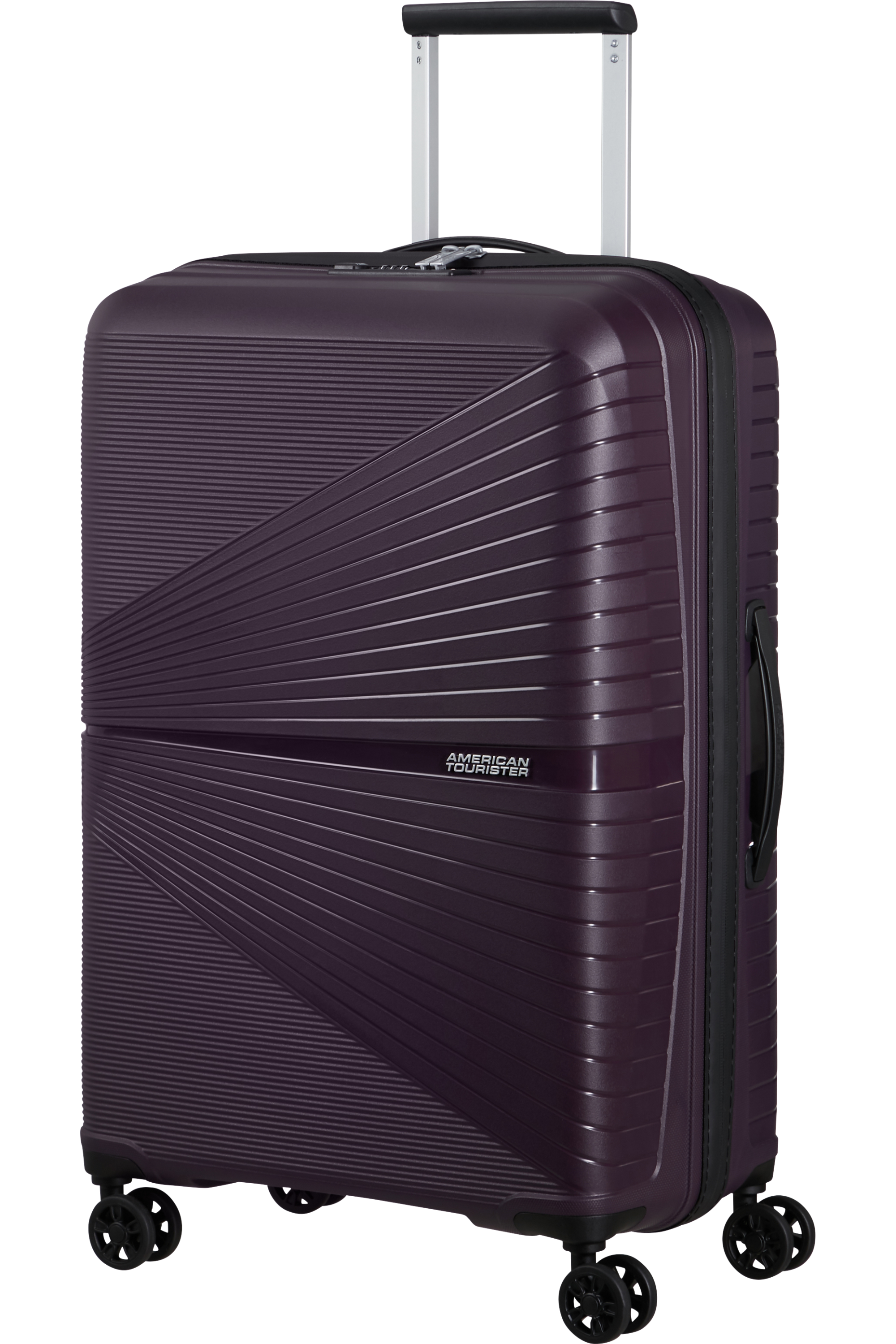 American Tourister AIRCONIC 4w Trolley M, Dark Plum – Produktansicht 2