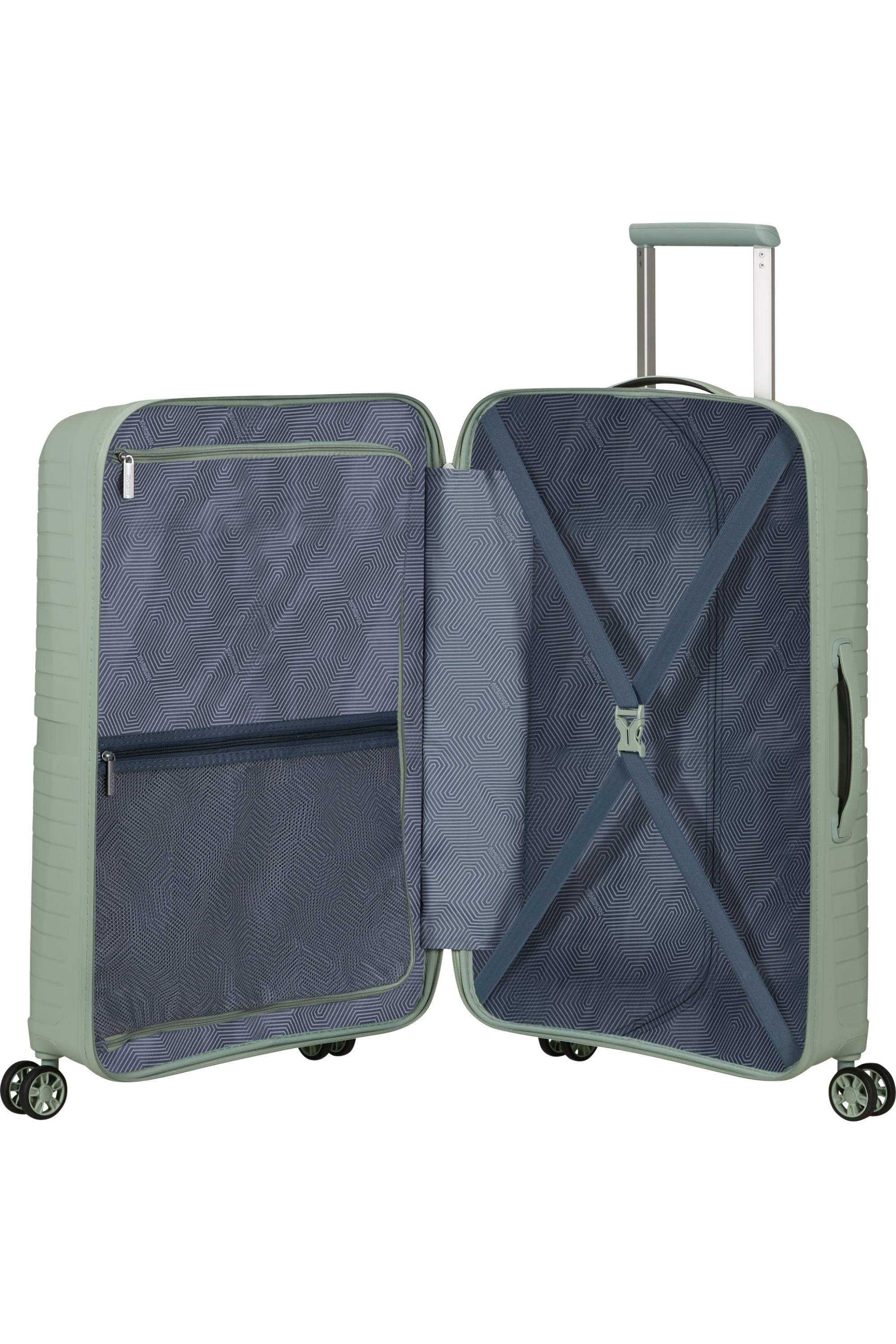 American Tourister AIRCONIC 4w Trolley M, Saturn Sage – Produktansicht 3