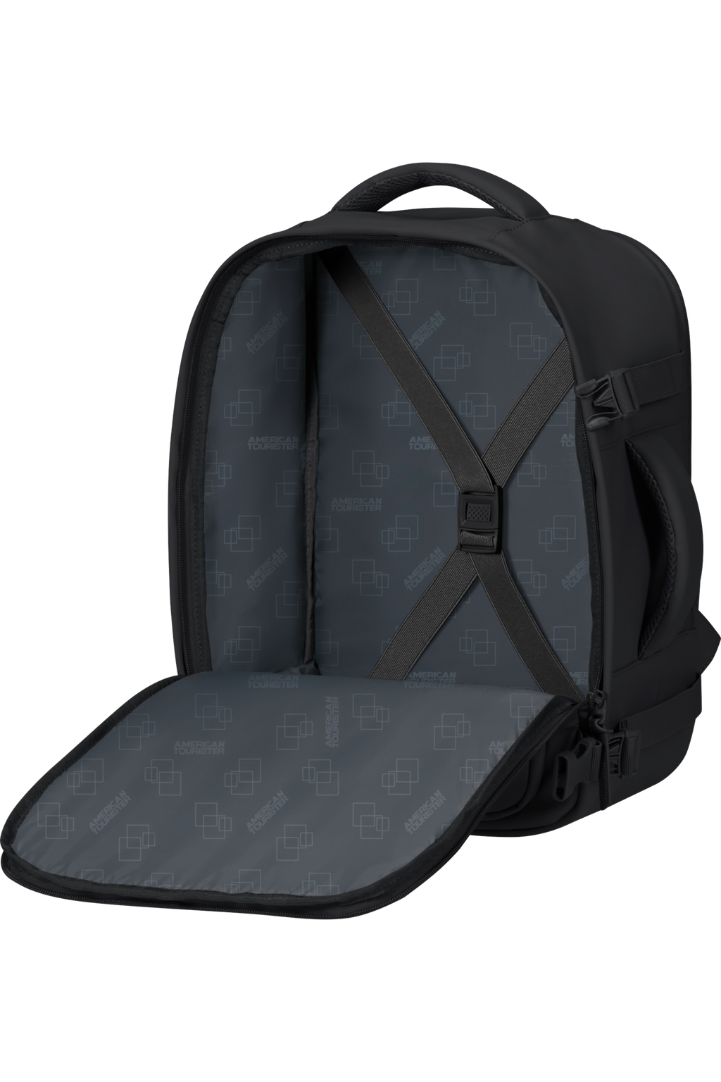 American Tourister TAKE2CABIN Rucksack S, Schwarz – Produktansicht 3