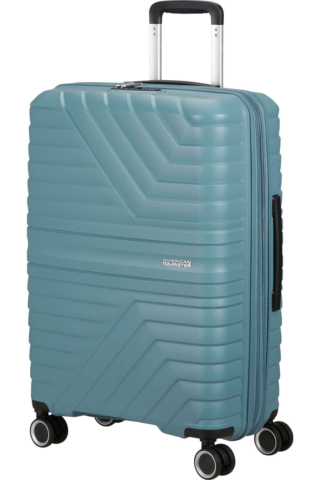 American Tourister FLYTWIST Trolley M, Storm Blue – Produktansicht 2