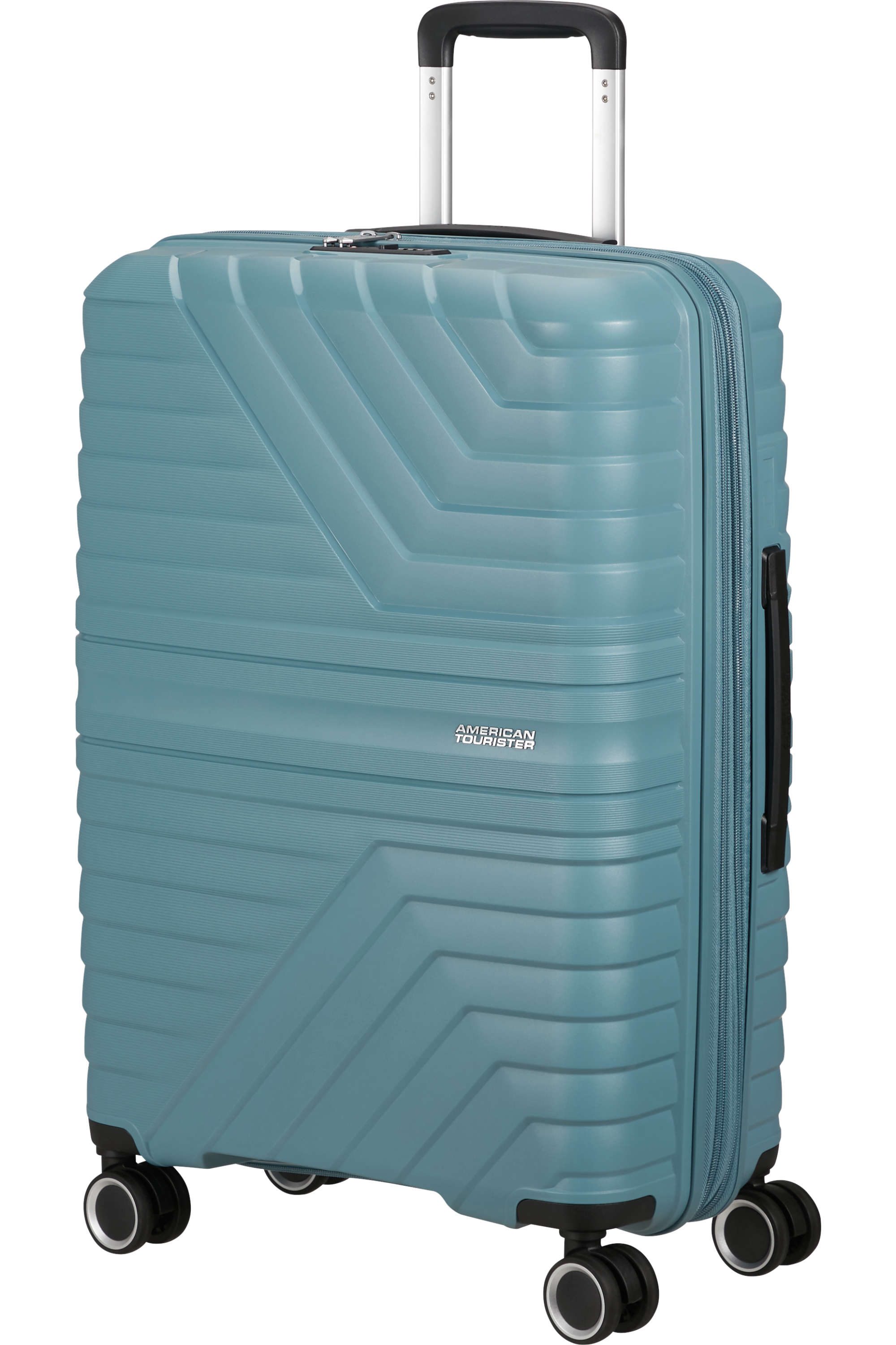 American Tourister FLYTWIST Trolley M, Storm Blue – Produktansicht 2